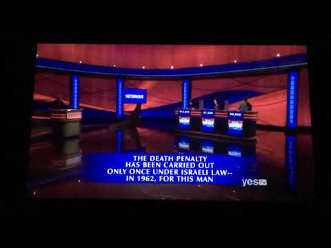 Final Jeopardy, Roey Hadar Day 2 - I did not expect this to happen. (7/18/19)