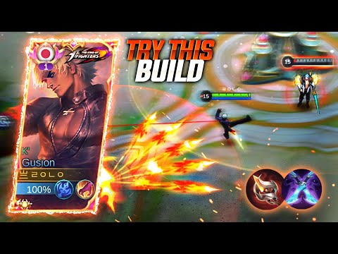 USE THIS GUSION BEST BUILD 2023 FOR HIGH WINRATE | FASTHANDS GUSION GAMEPLAY - MLBB