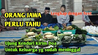 Download lagu JAVANESE PEOPLE NEED TO KNOW THE UJUB KENDURI Sending Prayers to the Deceased Complete with Text mp3