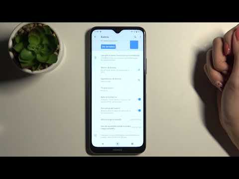 Cómo poner el porcentaje de batería en la barra de estado en NOKIA G50 5G - nivel de la batería