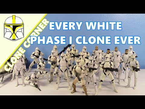 Clone Corner #51: EVERY 3.75" White Phase I CLONE TROOPER EVER!