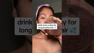 nothing grows hair more than drinking this 🤩 | hair growth #youtubeshort #hair #hairgrowth