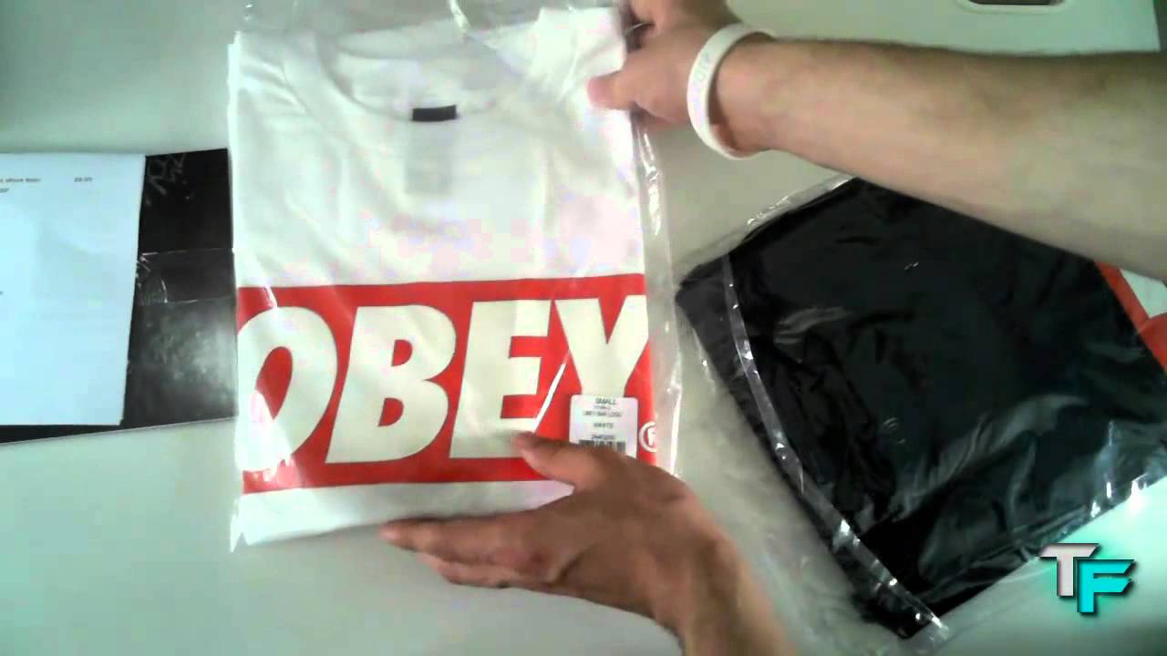 Official Obey T-Shirts - Unboxing / PickUp