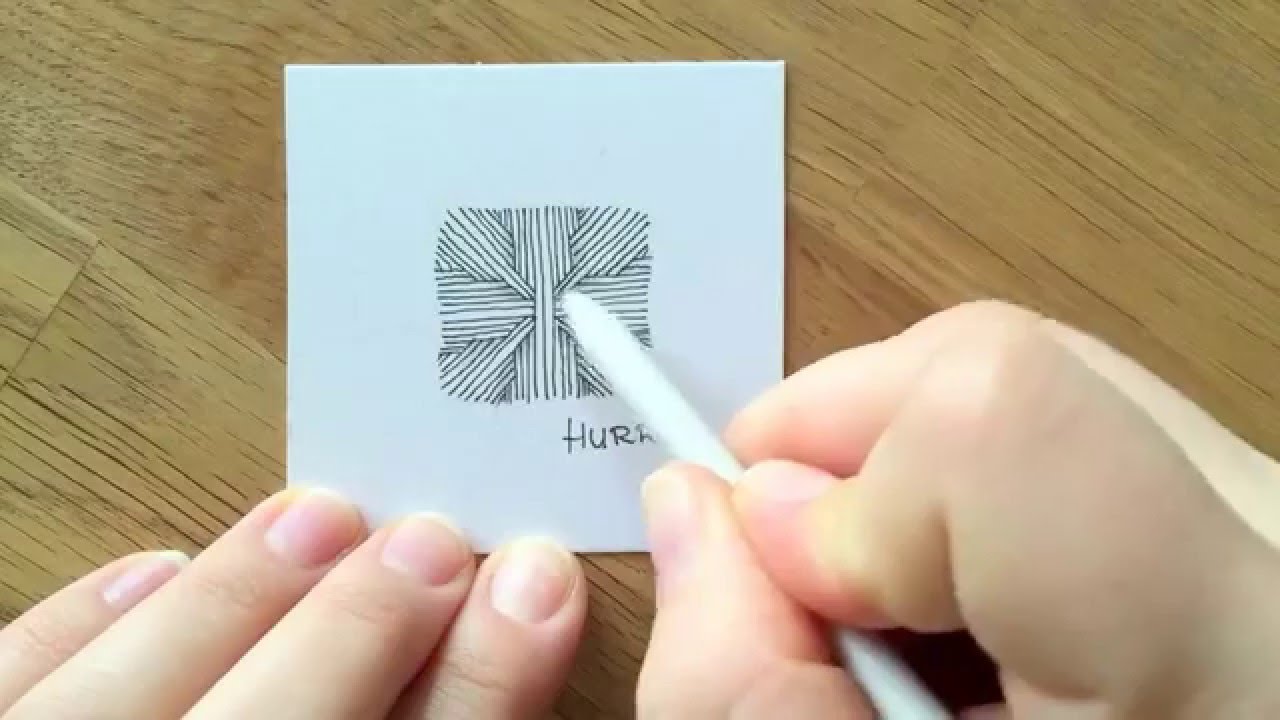 Zentangle Muster: Hurry