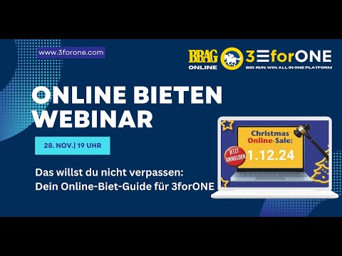 🚀 Erfolgreich Bieten und Verkaufen: Dein Guide zu BBAG.auction und 3forONE 🐎💎