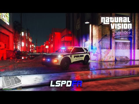 GTA 5 POLICE MOD LSPDFR (0.4.8) 4K THUNDER/LIGHTNING PATROL. #NVE #GTA5