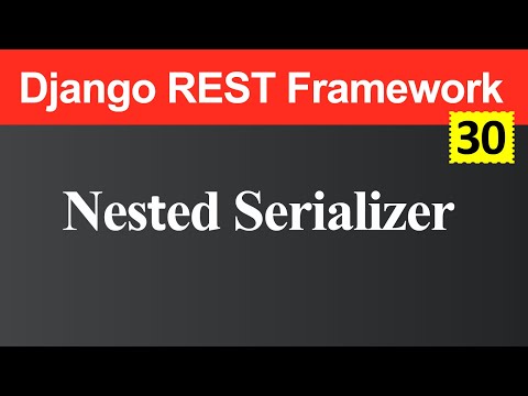 Nested Serializer in Django REST Framework Hindi