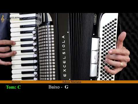 Adeus Mariana - Vídeo Aula de Acordeon (SANFONA para Iniciantes)