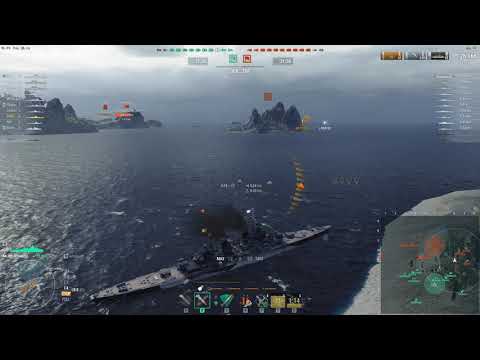 Ochakov T8 Soviet Cruiser | 20 Citadels, 218k Damage | World of Warships