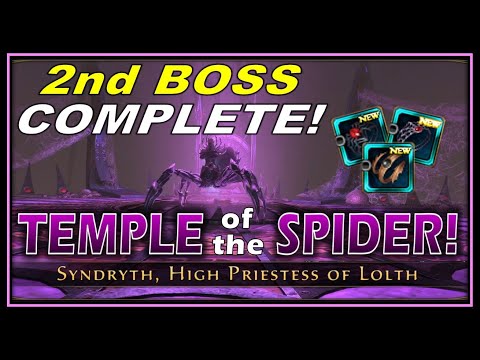 SECOND BOSS: "NEW" Temple of the Spider (MASTER) Dungeon COMPLETE! | Rogue Dps pov - Neverwinter M24