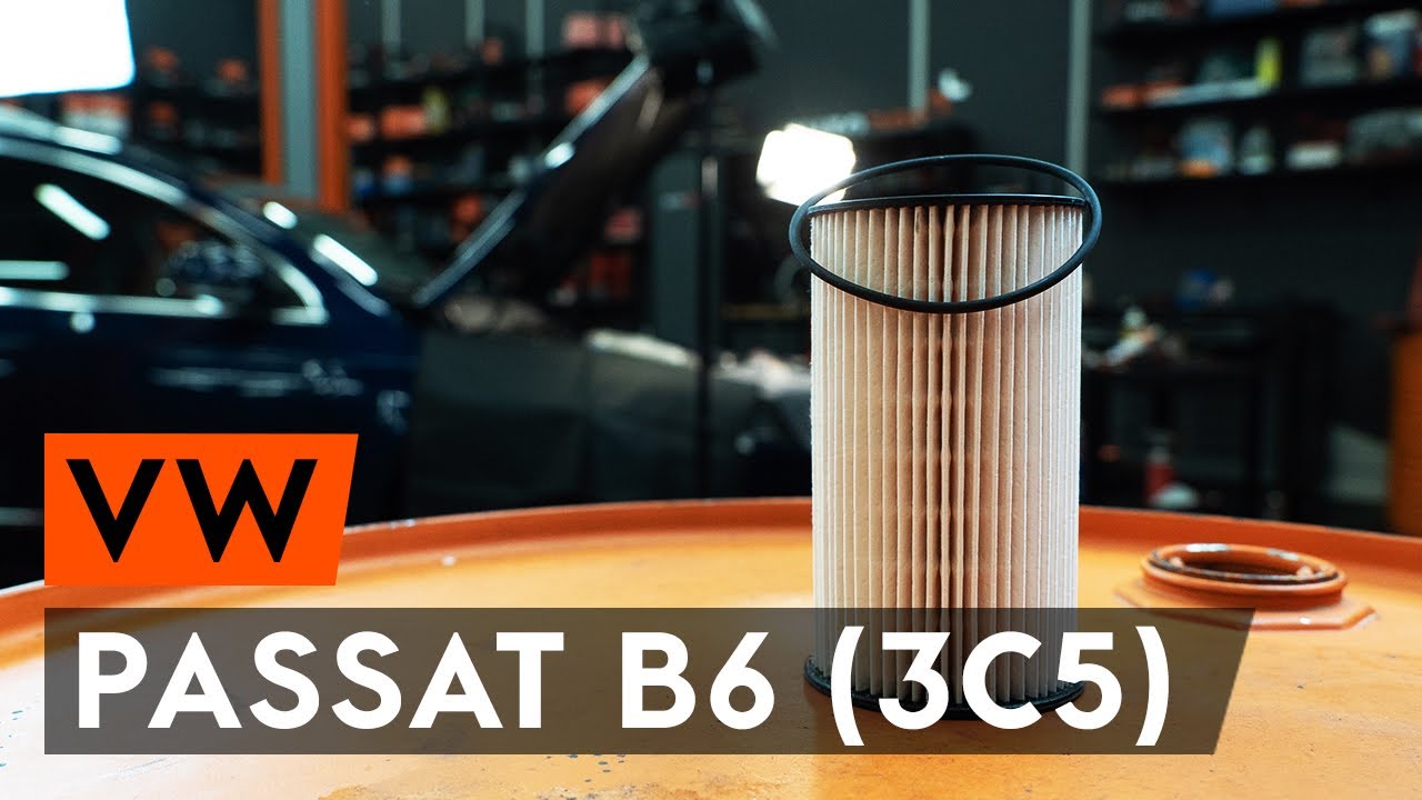 Jak vyměnit palivový filtr na VW Passat 3C B6 Variant – návod k výměně