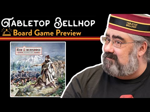 The Red Burnoose Algeria 1857 Pre-Kickstarter Preview, a great mash up of deck building and wargame