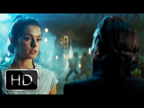 Star Wars: The Rise Of Skywalker - Rey Gives Luke's Lightsaber To Leia | Ultra HD