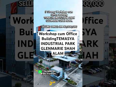 Premium Syarikat Gergasi di Temasya Industrial Park, Shah Alam Untuk Dijual