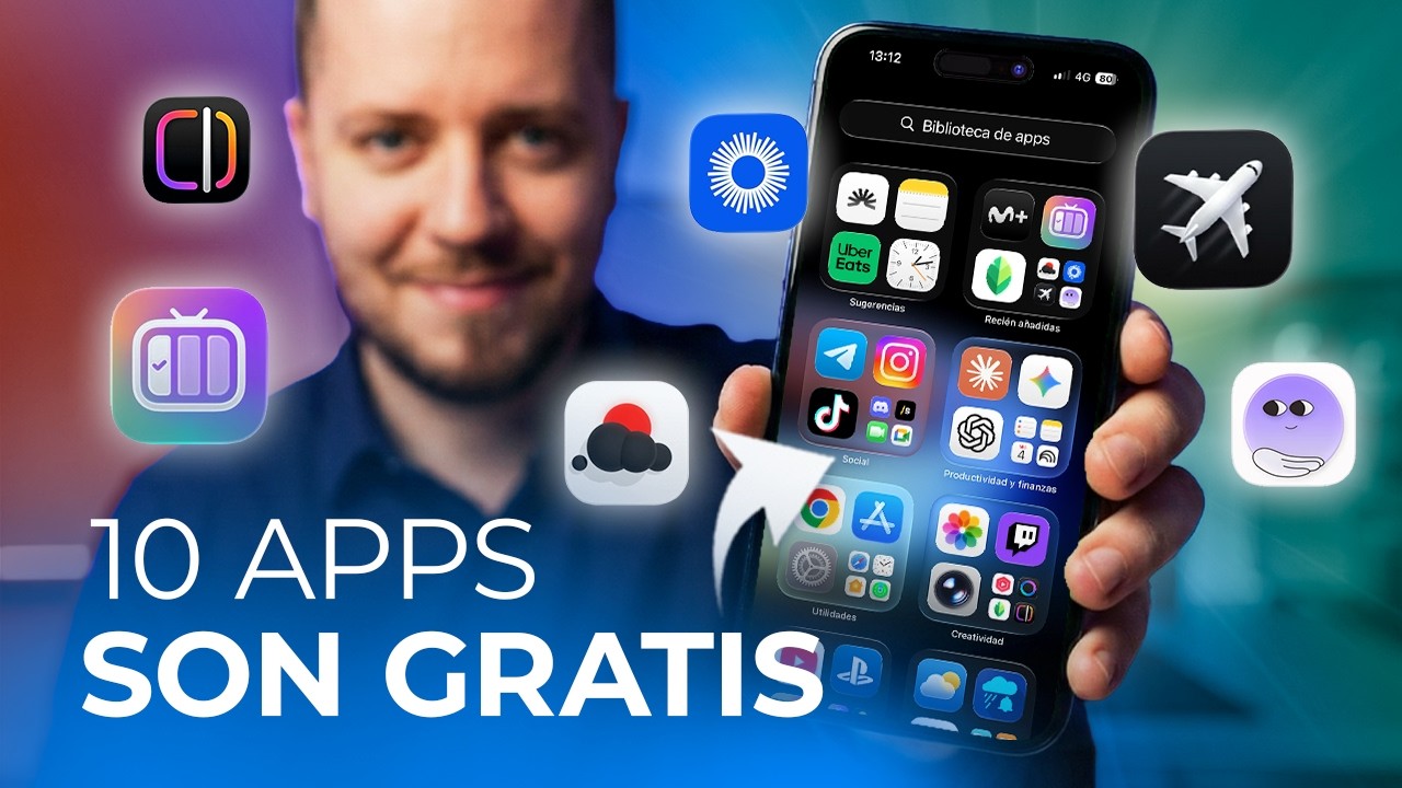 10 APPS GRATIS para iPhone que PARECEN de PAGO (¡Te SORPRENDERÁN!)