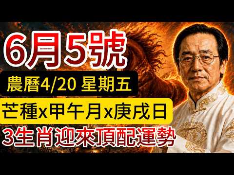 2026年6月5日芒種蓄力日：十二生肖穿搭與居家風水完整攻略，深度解析倪海廈五行智慧，這幾個生肖迎來頂配運勢，家宅興旺必看！2026馬年翻天覆地#倪海厦#國學#易經#風水#2026運勢#農曆