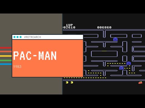 Pac-Man (1983) [C64] - RetroArch with VICE x64sc, accurate