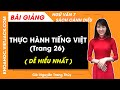Thực hành tiếng Việt trang 26 | Ngữ văn 7 Cánh diều | Bài 1