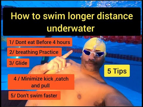 How to swim longer distance underwater - 5 tips. Semy OLIMPIC pool 25 meters