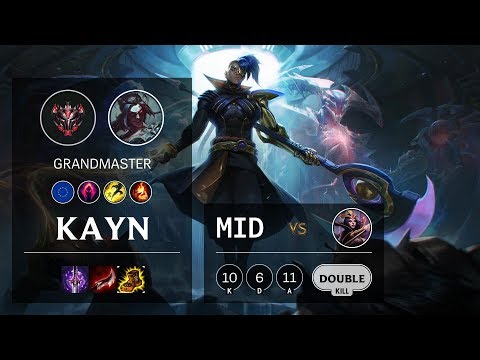 Kayn Mid vs LeBlanc - EUW Grandmaster Patch 10.3