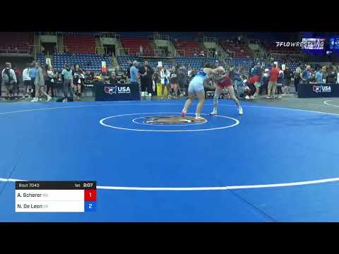 122 Lbs Round Of 128 - Audrey Scherer, Missouri Vs Natalie De Leon, Oregon 7aa3