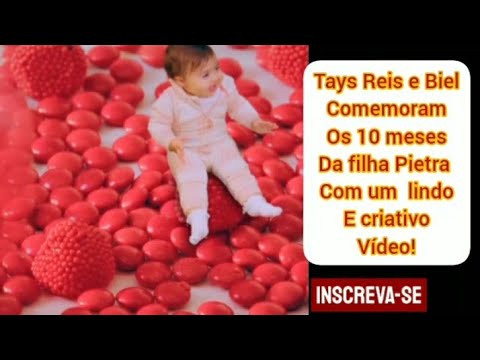 Tays Reis e Biel comemoram os 10 meses da filha Pietra com um lindo e criativo vídeo!