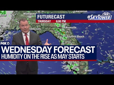 Tampa weather May 1, 2024 | humidity levels on the rise
