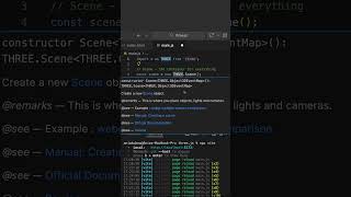 Learn how to set a scene in Three.js