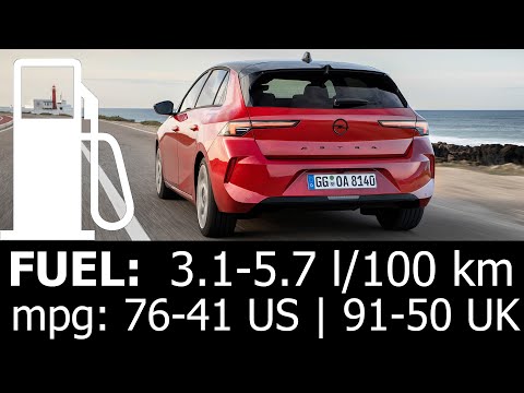 Opel Astra 1.5l diesel highway city fuel consumption economy autobahn motorway mpg l/100 km Vauxhall