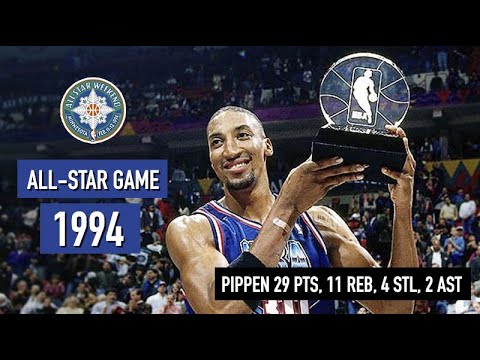 Throwback NBA All-Star Game 1994. East vs West - Full Game Highlights HD