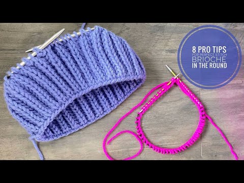Learn One-Color Brioche: Easy Round Knitting Tutorial + Pro 
