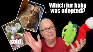 Guess Which Kitten Got Adopted? Some Market Prep Plushies