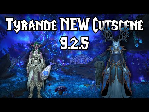 World of Warcraft 9.2.5 NEW Cutscene - Tyrande/Winter Queen - Hints at Dragon Isles & New World Tree