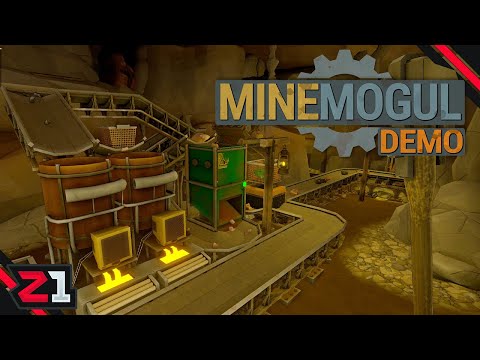 I Built A FACTORY In A MINESHAFT ! Mine Mogul FREE Demo