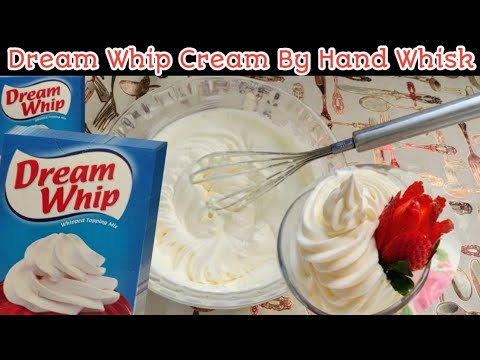 Dream Whip cream recipe|Dream Whipped Topping Mix|Whipped Cream Recipe Without Electric Beater