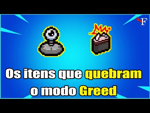 OS 2 ITENS OPS NO GREEDIER - THE BINDING OF ISAAC REPENTANCE - #239 PTBR
