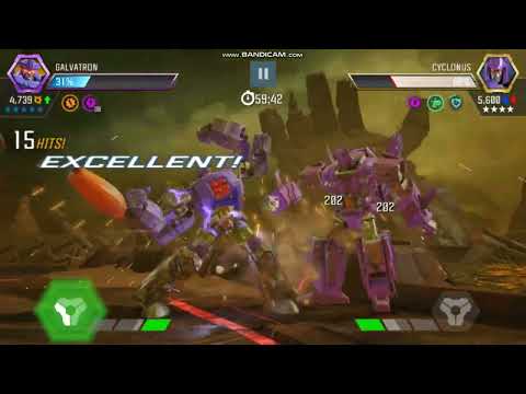 Rank 2 5⭐ Galvatron vs AM Cyclonus TFTF