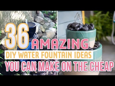 36 Amazing DIY Water Fountain Ideas You Can Make On The Cheap