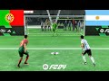 FIFA 24 VOLTA FOOTBALL | RONALDO VS MESSI | PORTUGAL VS ARGENTINA | PENALTY SHOOTOUT - PS5 GAMEPLAY