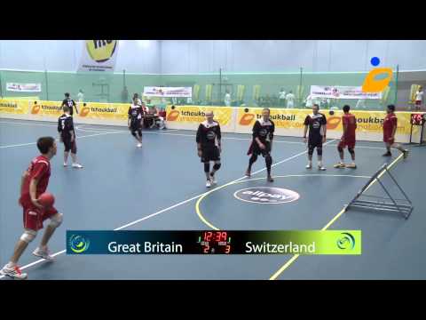 Tchoukball: Euro 2010 - GB vs SUI (Men) 1/6