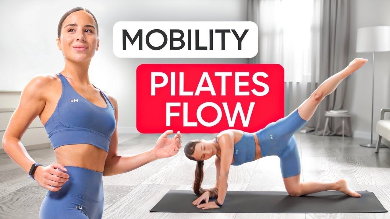 12 Min Mobility Pilates & Energy Boost / BetterMe 10 Day Pilates Challenge - YouTube
