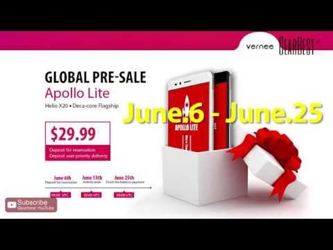 【Vernee Apollo Lite 4G Phablet Presale】Win $30 CASH BACK! - Gearbest.com