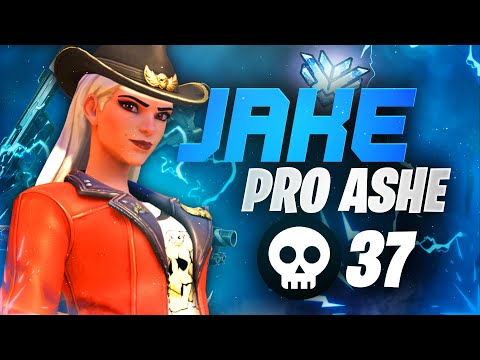 Jake Pro Ashe and McCree gameplay! [ Overwatch Season 28 Top 500 ]
