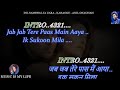 Phir Mohabbat Karne Chala Hai Tu Dil Sambhal Ja Zara Karaoke With Scrolling Lyrics Eng हिंद�