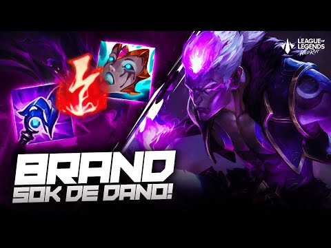 ME SURPREENDI NO DANO DO BRAND! LOL WILD RIFT
