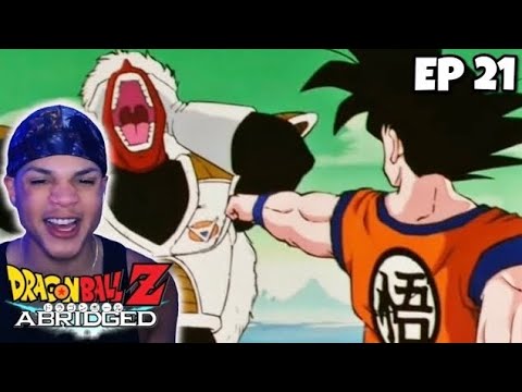 NON DRAGON BALL FAN REACTS TO DBZ ABRIDGED EPISODE 21!!