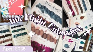 April Ink Flight Unboxing