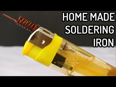 How to Make Soldering Iron with Lighter | DIY Video