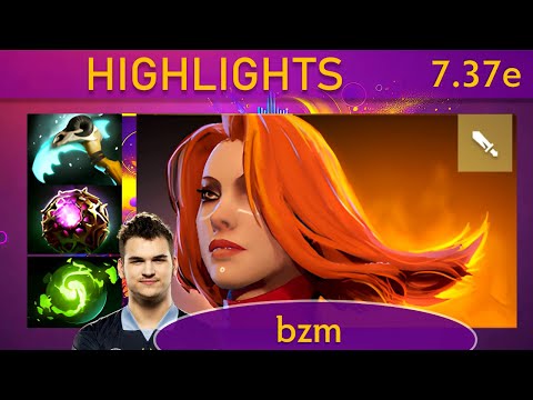 💰 7.37e bzm Lina |K+A-D - 24 KP - 80%| 900+ GPM! Mid Highlights - Dota 2 Top MMR