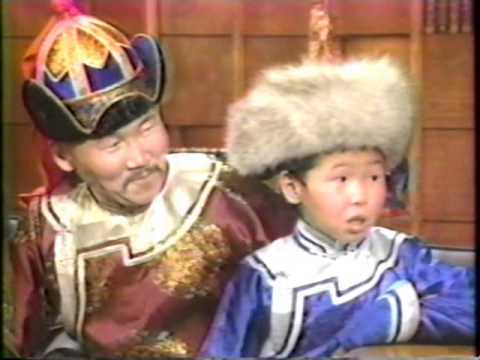 Kongar-ol Ondar with Bady-Dhorzhu Ondar on the Chevy Chase Show - 1993